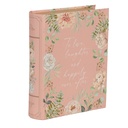 Boîte en forme de livre Rose Vert 17x14x5 cm
