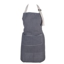 Clayre & Eef Grembiule da cucina 69x68 cm Blu Poliestere