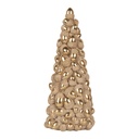 Weihnachtsdeko Weihnachtsbaum Braun Weiß Ø 13x31 cm