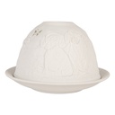 Porte-lampes Blanc Ø 12x8 cm