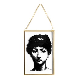 [64390] Ciondolo Decorativo Nero, Oro 10x1x15 cm
