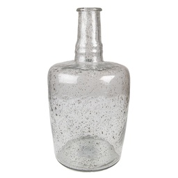 [6GL4270] Vase Glass Transparent Ø 21x38 cm