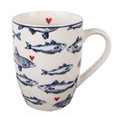 Tasse Blanc Bleu 350 ml