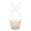 Panier Lapin Blanc Ø 15x34 cm