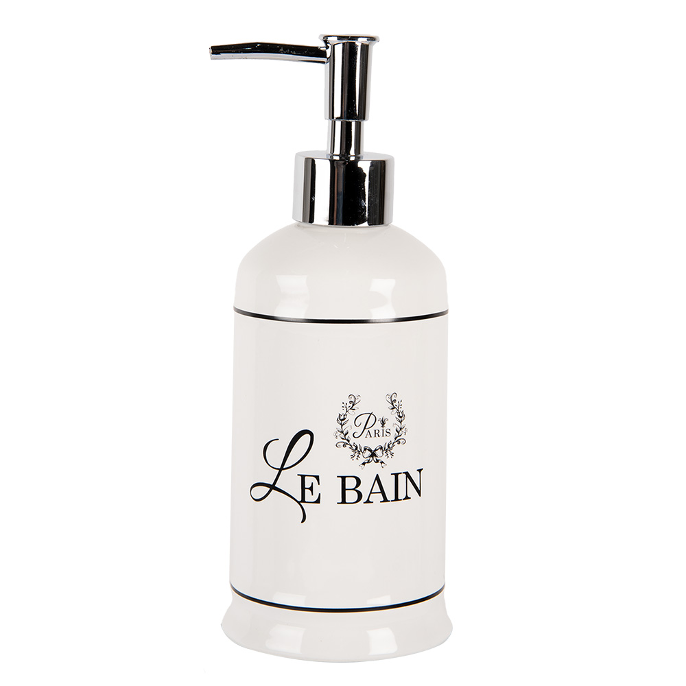 Distributeur de savon Blanc Ø 9x20 cm / 350 ml
