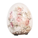 Deko Ei Beige Rosa Ø 7x9 cm