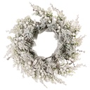 Weihnachtsdeko Kranz Grün Weiß Ø 50x10 cm