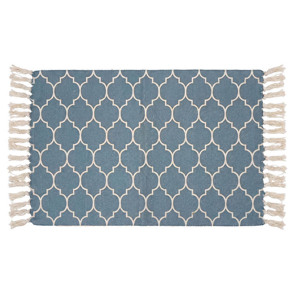 Tapis Beige Bleu 60x90 cm