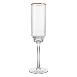 [6GL5528] Champagnerglass Transparent Ø 5x25 cm / 150 ml