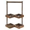 Wine Rack Brown 27x14x42 cm