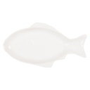 Schüssel Fisch Weiß 27x14x3 cm / 125 ml