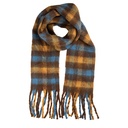 Scarf Women Yellow Brown 38x190 cm