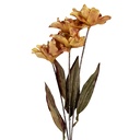 Branche de décoration avec fleurs Orange Vert 8x5x60 cm