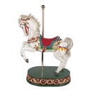 Décoration Cheval Blanc Rouge 30x19x40 cm