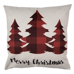 [TX24] Housse de coussin Rouge Beige 45x45 cm