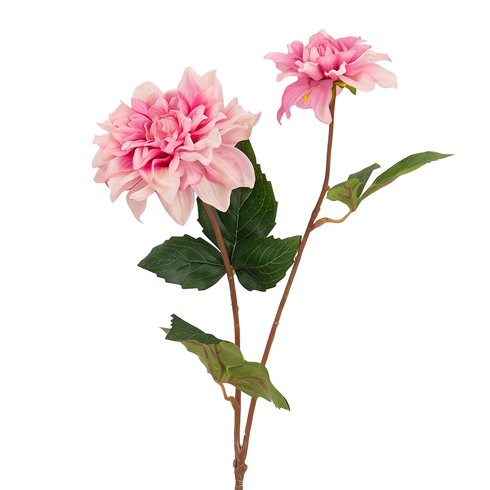 Rami Artificiali Decorativi con fiori Rosa Verde 60 cm