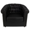 Armchair wit Armrest Black 80x75x72 cm