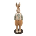 Decoration Statue Rabbit Brown Orange 7x7x23 cm