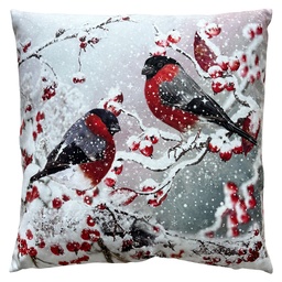 Clayre & Eef Decorative Cushion 45x45 cm Grey Polyester