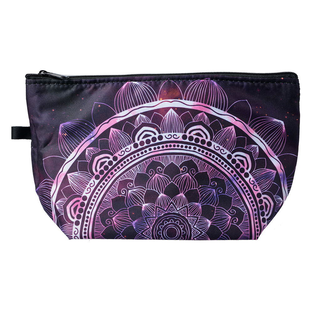 Busta toilette per donne Nero, Lilla 22x13x18 cm