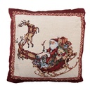 Cuscino imbottito Beige Rosso 45x45x4 cm