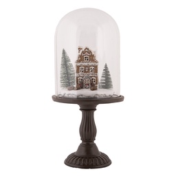 [6GL5190] Stolp met decoratie LED Ø 17x36 cm / 2xAAA