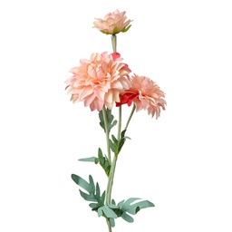 [5PL0159] Kunstblumen Rosa Grün 10x8x75 cm