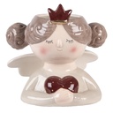 Pot de fleurs d'intérieur Beige Rouge 17x14x17 cm