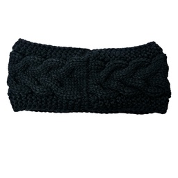 [JZHE0015Z] Stirnband 10x22 cm Schwarz