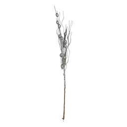 [50930ZI] Weihnachtsdeko Silberfarbig 80 cm