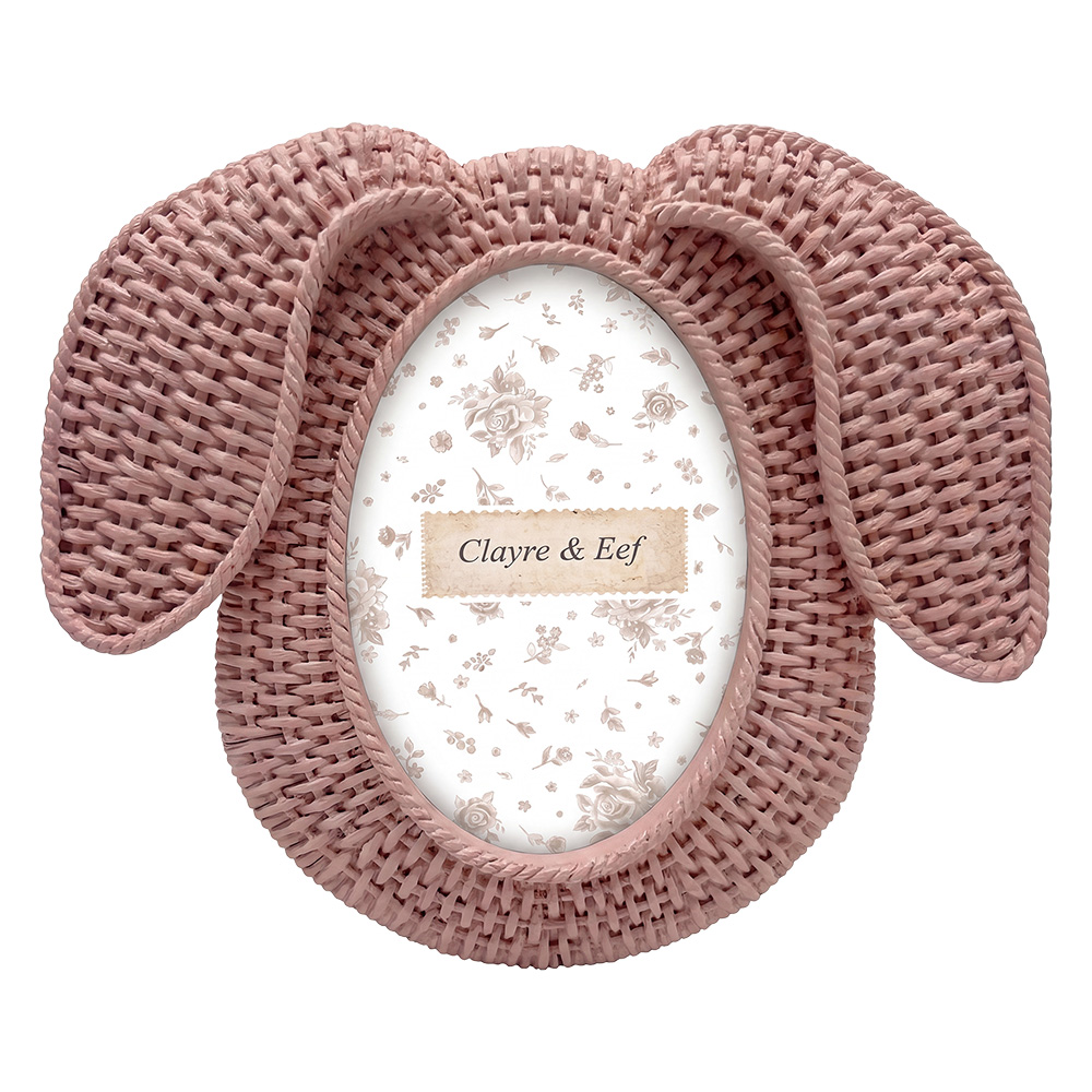 Picture Frame Pink 14x2x13 cm / 6x9 cm