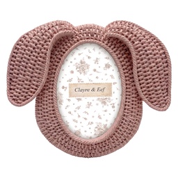 [2F1389] Picture Frame Pink 14x2x13 cm / 6x9 cm