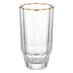 [6GL5537] Water Glass Transparent Ø 7x13 cm / 300 ml