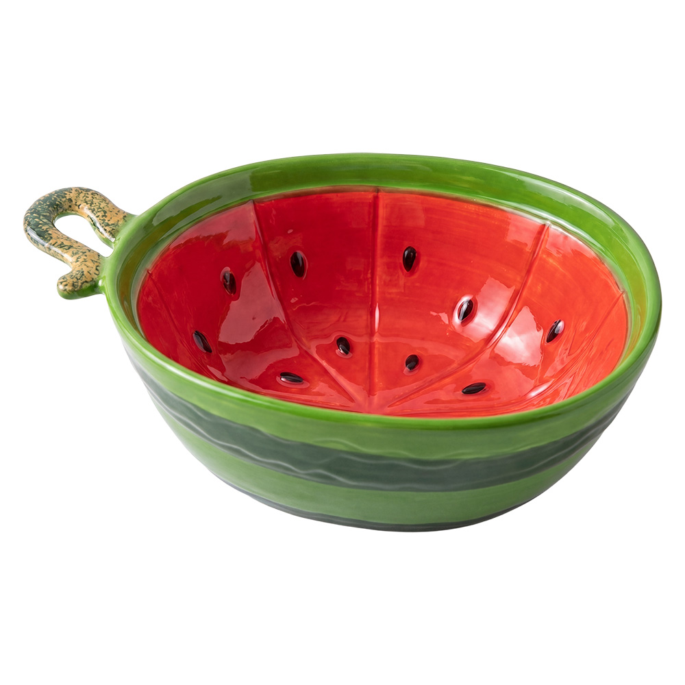 Bol Vert Rouge 16x11x6 cm