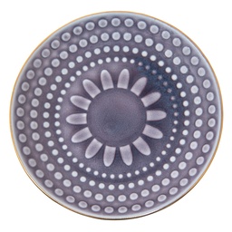 [6CE1470] Piatto da Colazione Viola Ø 13x2 cm