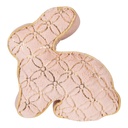 Türstopper/Kissen Kaninchen Rosa Goldfarben 29x10x27 cm