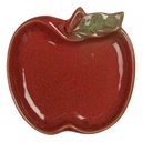 Platter Apple Red Green 13x13x2 cm