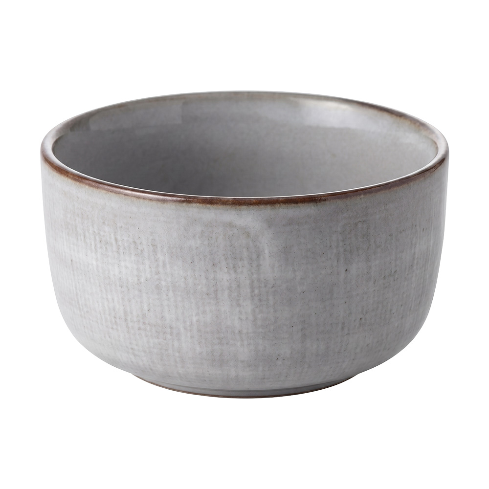 Suppenschüssel Grau Schwarz Ø 11x6 cm / 250 mll