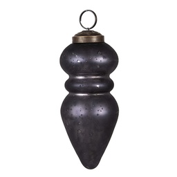 [6GL4697] Palla di natale Nero Ø 5x11 cm