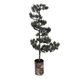 [50844] Albero di decorazione con LED Verde Marrone 28x20x75 cm / 3xAAA