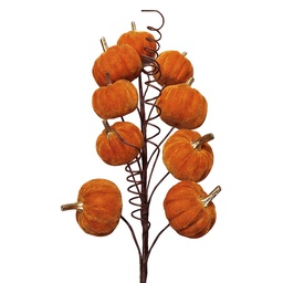 [66818O] Decoratie pompoen 6x4x56 cm