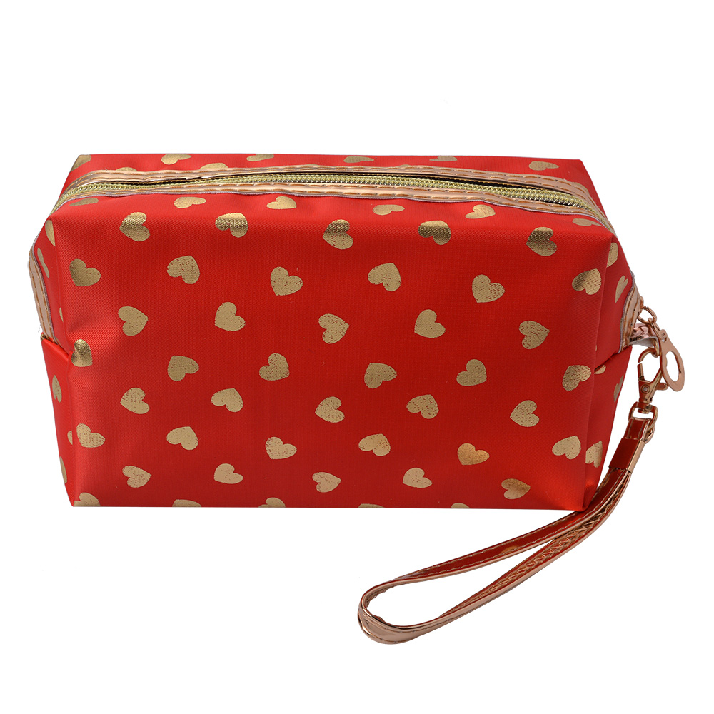 Trousse de toilette pour femmes Rouge 18x10 cm
