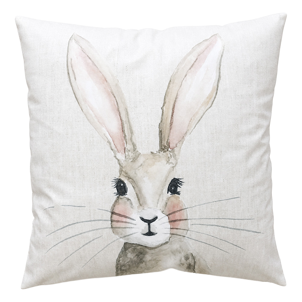 Cuscino imbottito Beige Grigio 45x45x4 cm
