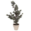 Deko Baum Grün Braun 30x30x65 cm