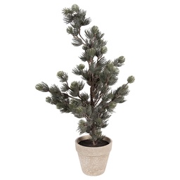[50832] Albero di decorazione Verde Marrone 30x30x65 cm