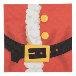 [73164] Serviettes en papier Rouge Noir 33x33 cm (20)
