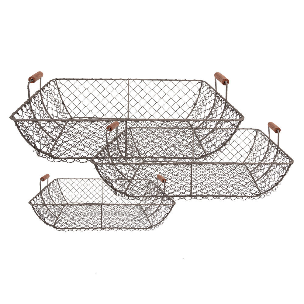 Manden (3) 40x34x10/15 / 36x30x9/14 / 32x26x8/13 cm