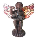 Lampe de table Tiffany ange Multicouleur 33x21x33 cm E14/max 2x25W