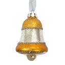 Weihnachtsanhänger Goldfarbig Silberfarbig Ø 5x9 cm