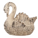 Decorativa Cigno Beige Grigio 18x11x17 cm